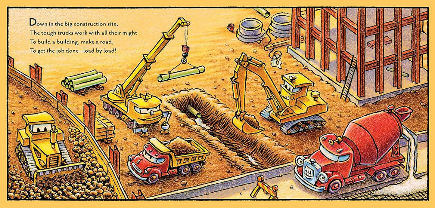 Goodnight, Goodnight Construction Site (Board Book for Toddlers, Children's Board Book)